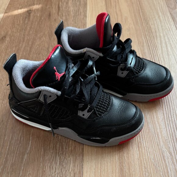 Jordan 4 Retro PS Bred Reimagined - Kids Size 1 - Picture 7 of 7